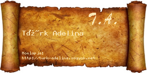 Türk Adelina névjegykártya